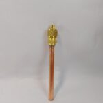 Válvula de carga 1/4"  con caño