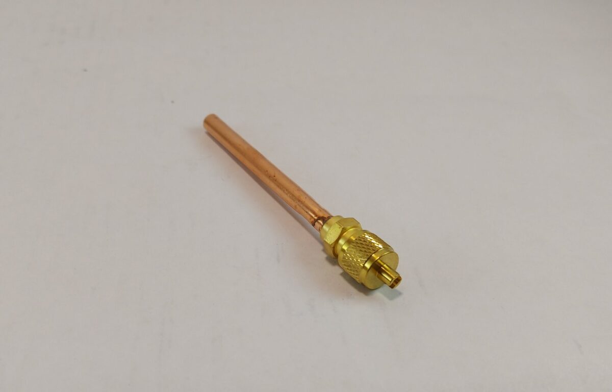 Válvula de carga 1/4"  con caño - Imagen 4
