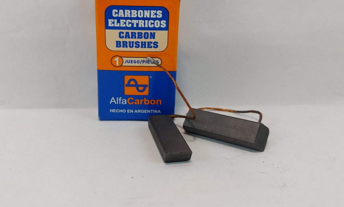 Juego de carbones para motor Philips - General Electric - Imagen 3
