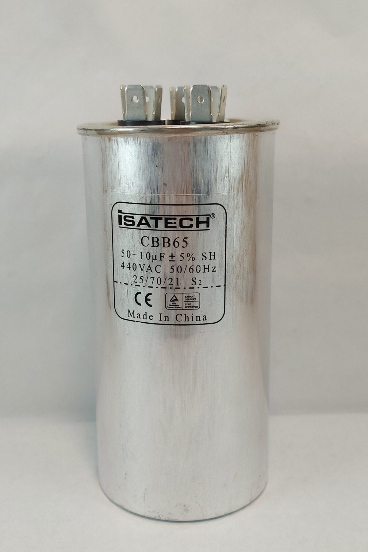 Capacitor Dual 50+10µF 440V - Imagen 1