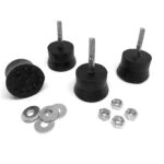 Juego soporte tornillo con arandela y tuerca x 4 unidades