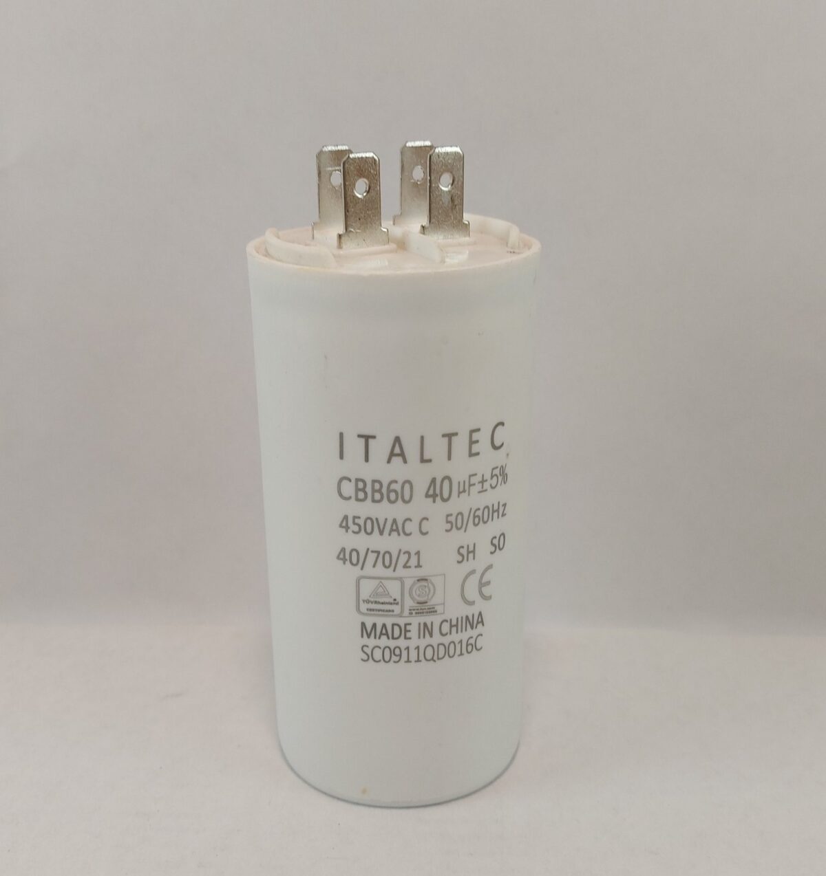 Capacitor 40µF - 450V - Imagen 1