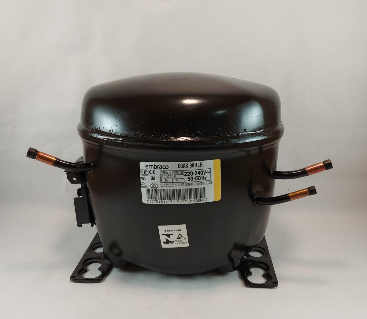 Compresor Embraco EGAS 90HLR - 1/3HP R134a - Imagen 1