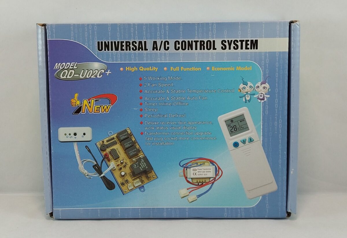 Placa universal 2 velocidades p/aire ventana o split (QD-U02C+) - Imagen 4