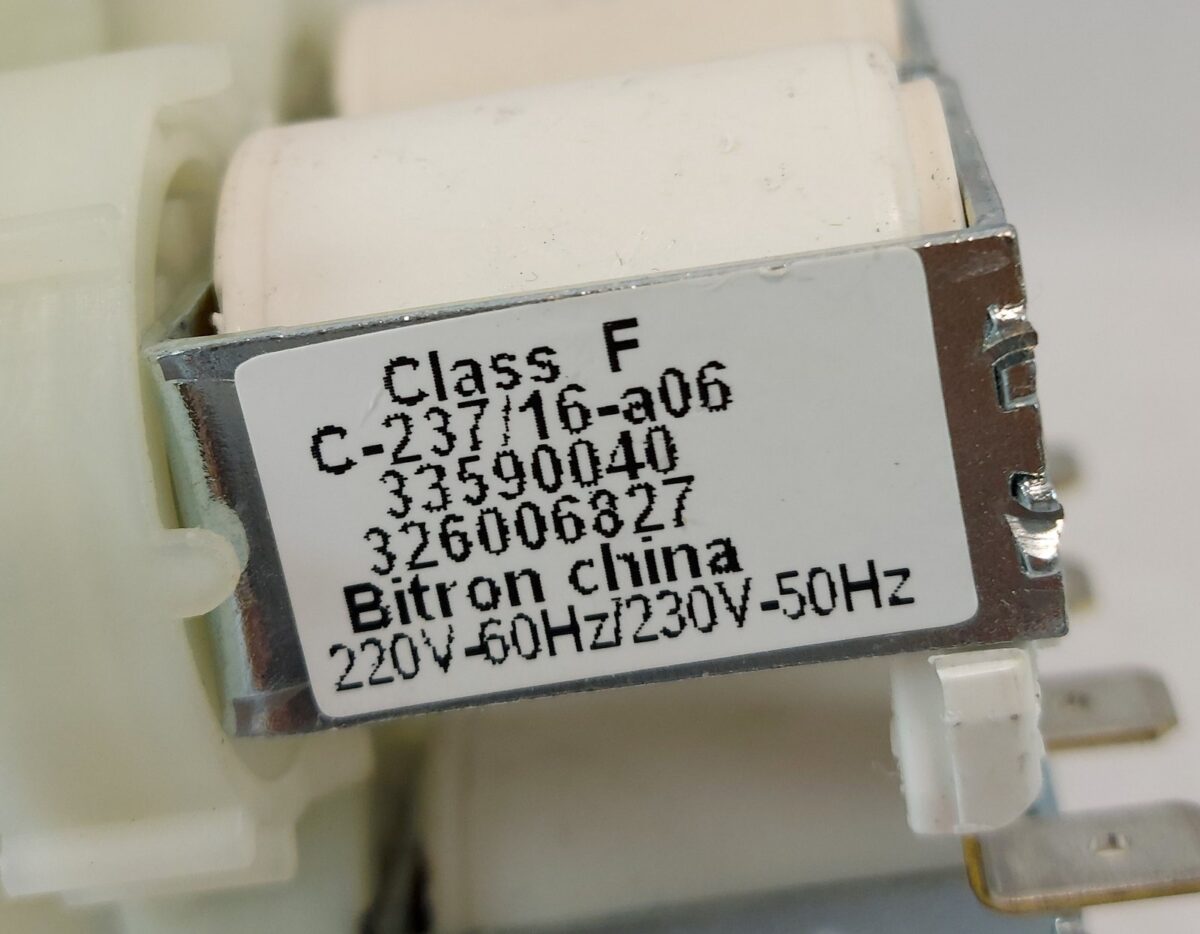 Electroválvula Whirlpool AWR680 - 3 vías 1 entradas 3 salidas 90° - Imagen 4