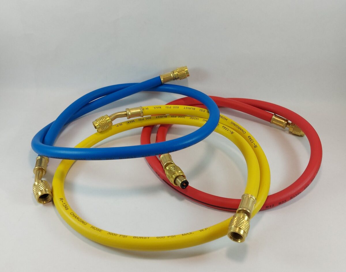 Manifold para R134/12/22 con Mangueras - Imagen 3