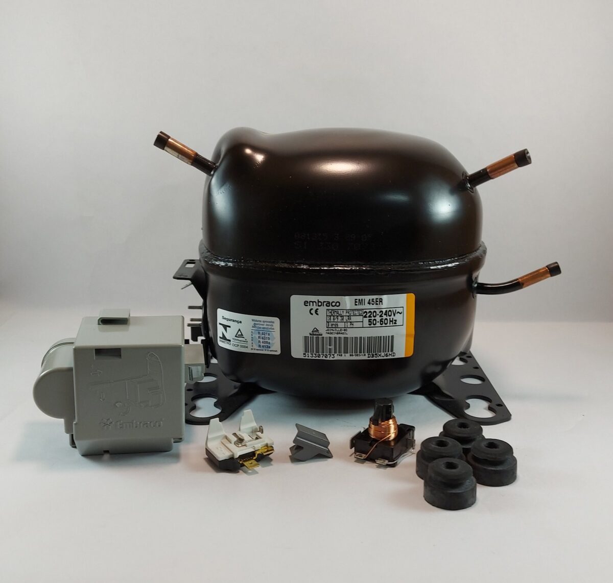 Compresor embraco emi 45 ER 1/8 HP - BLEND R12 - Imagen 1