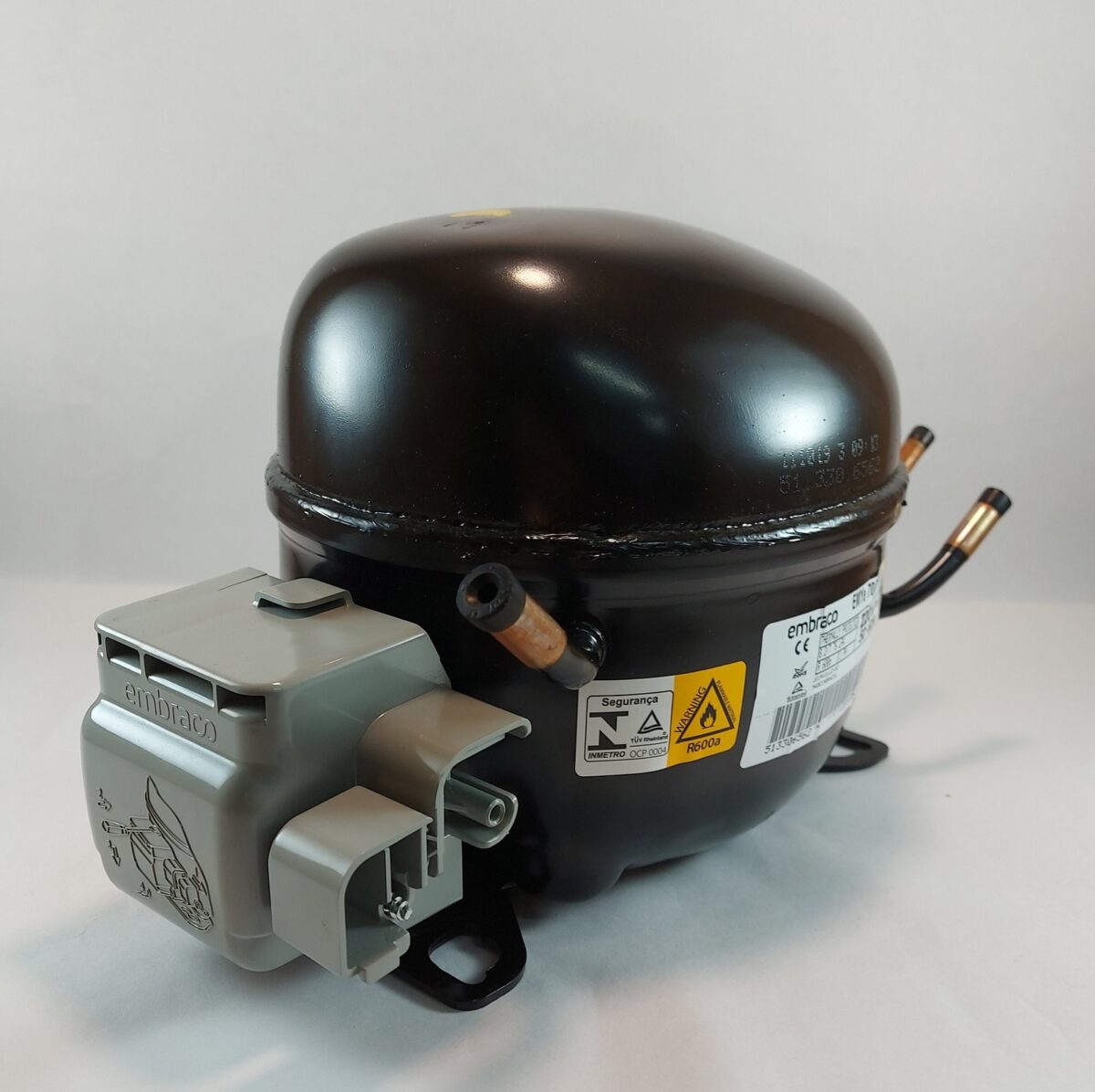 Compresor embraco R600a 1/5HP - EMYe 70 CLP - 157 Fr/h - Imagen 3