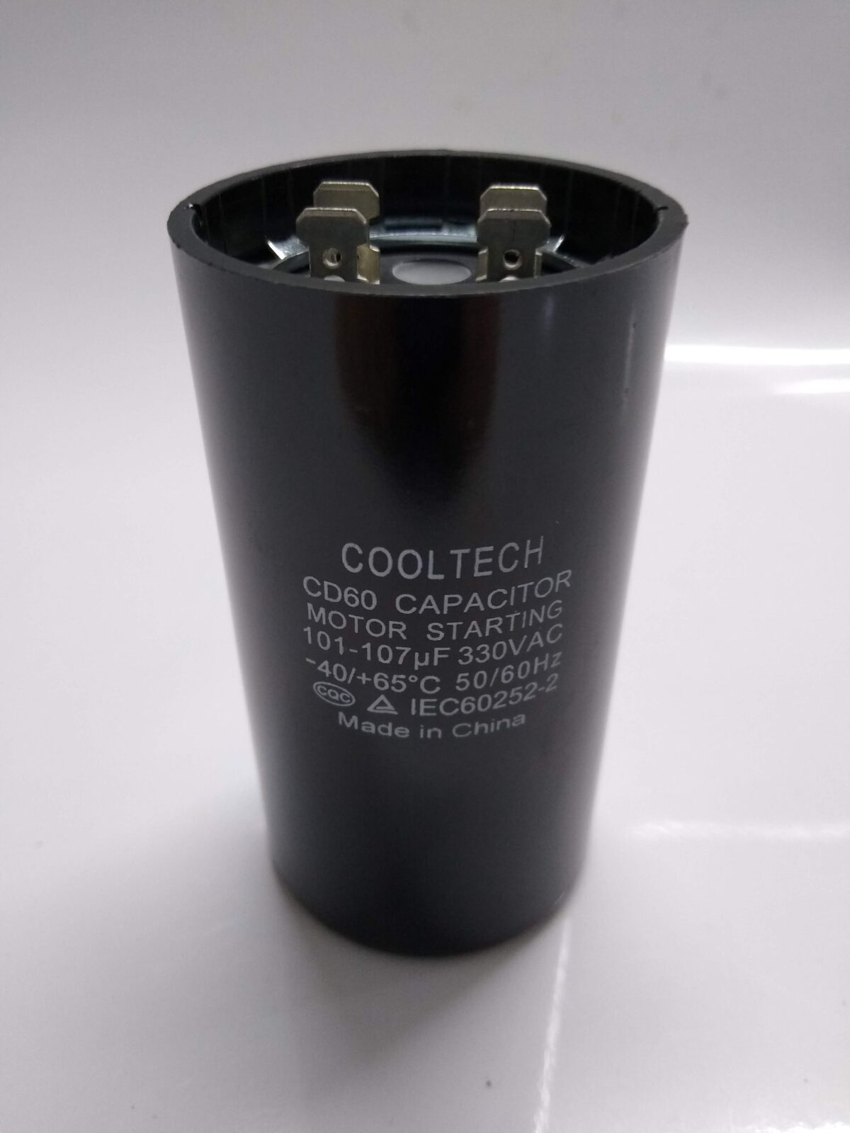 Capacitor 101 - 107 µF 330V - Imagen 2