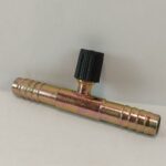 Unión doble de Hierro 1/2" con válvula R134