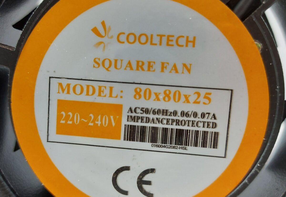 Forzador 80mm x 80mm x 25mm - 220v - Imagen 2