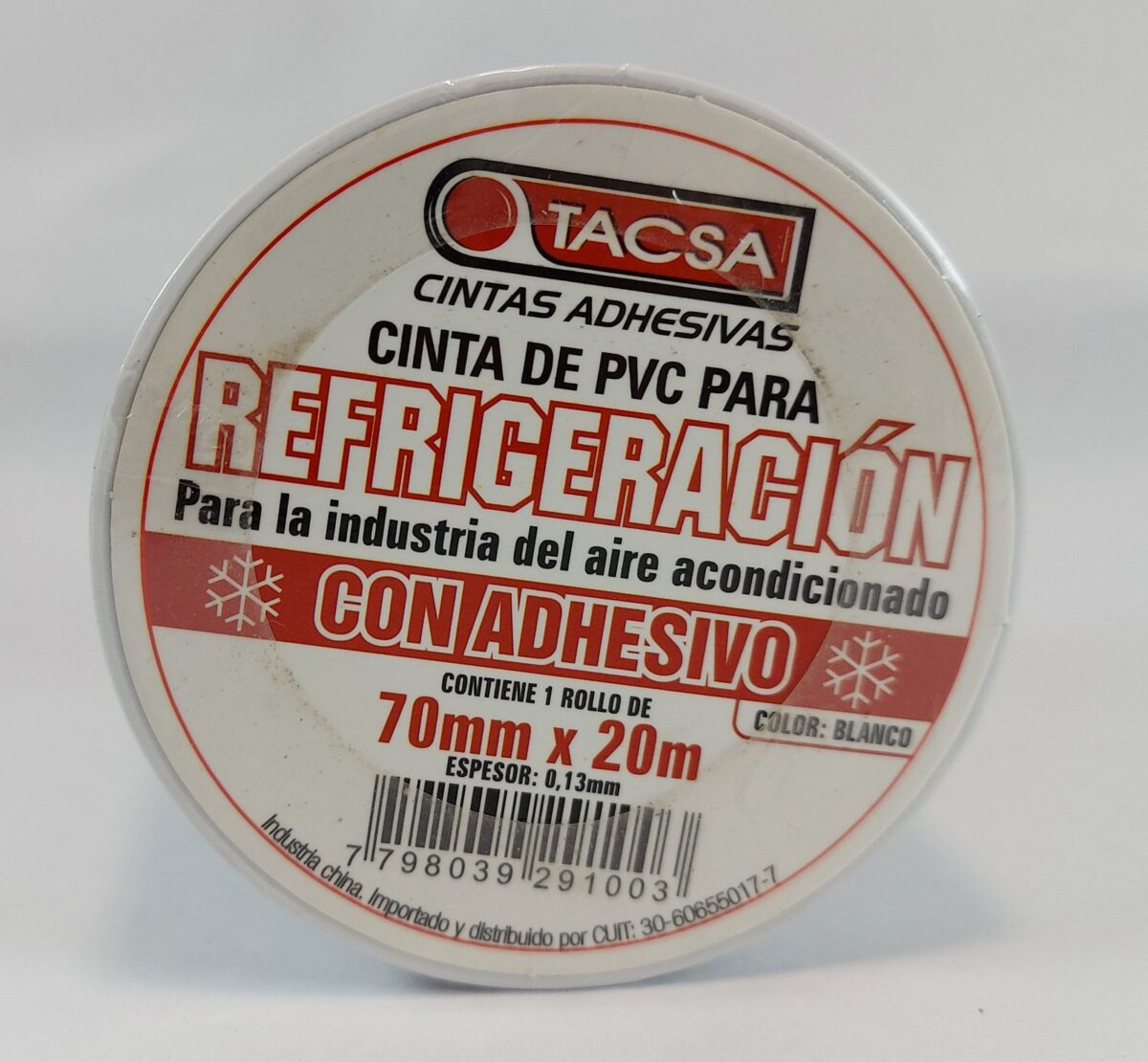 Cinta enfasolar blanca Tacsa con adhesivo x 20m - Imagen 2