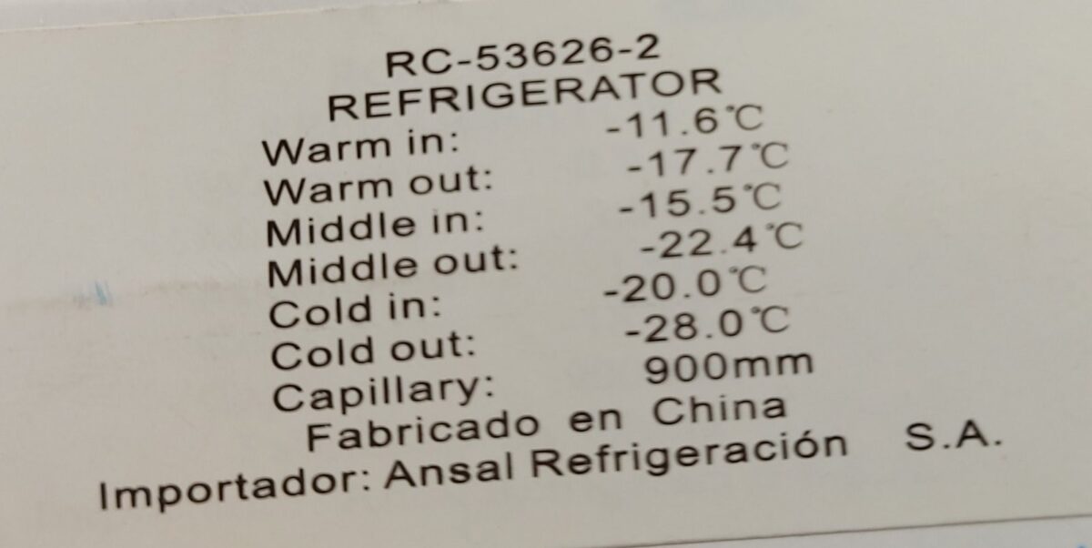 Termostato Bluestar Frezzer frare RC53626-2 - Imagen 3