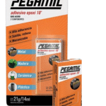 Adshesivo Pegamil epoxi X 14ML gris metalico