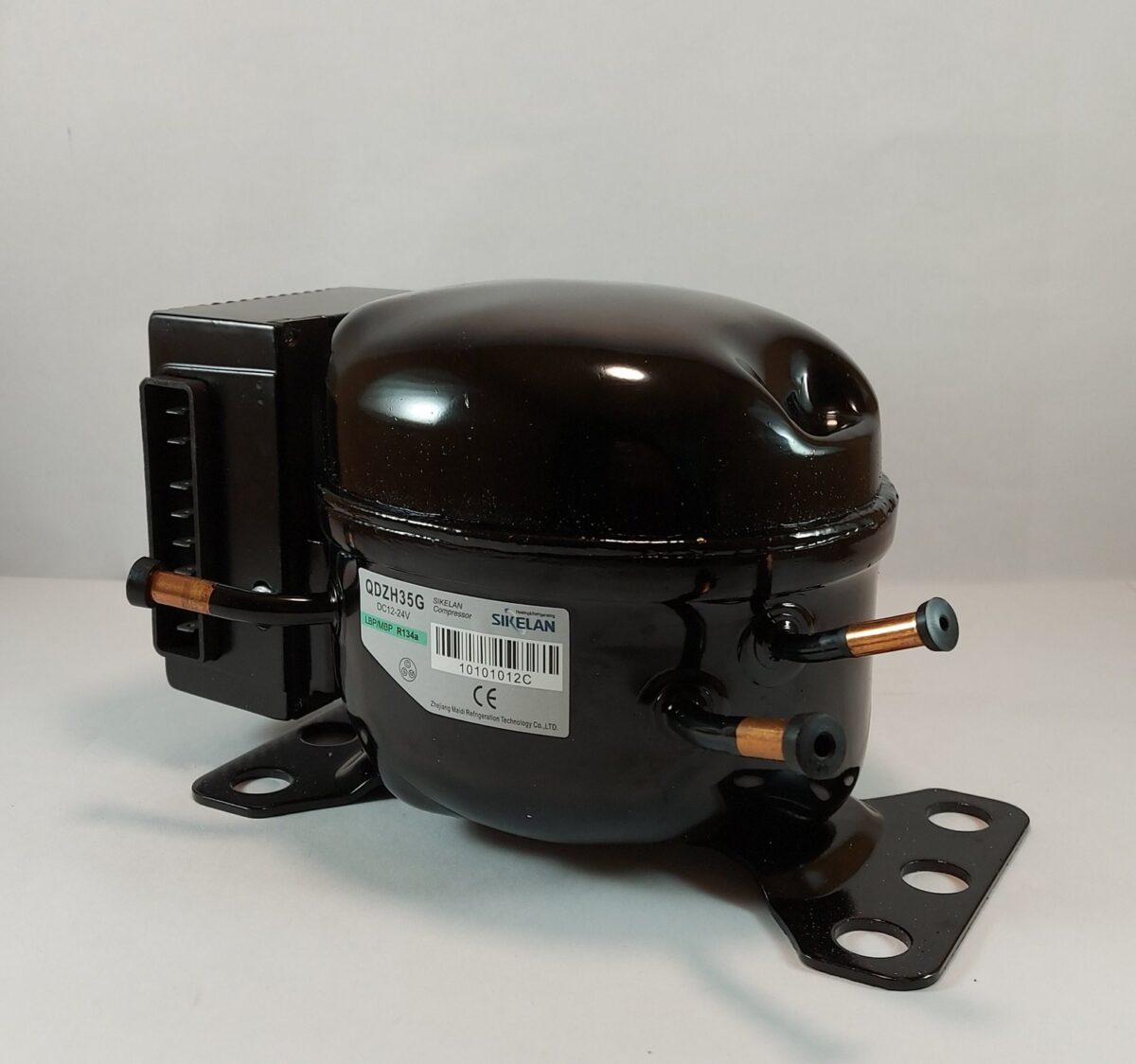 Compresor Sikelan QDZH35G 12/24V R134 1/10HP - Imagen 2