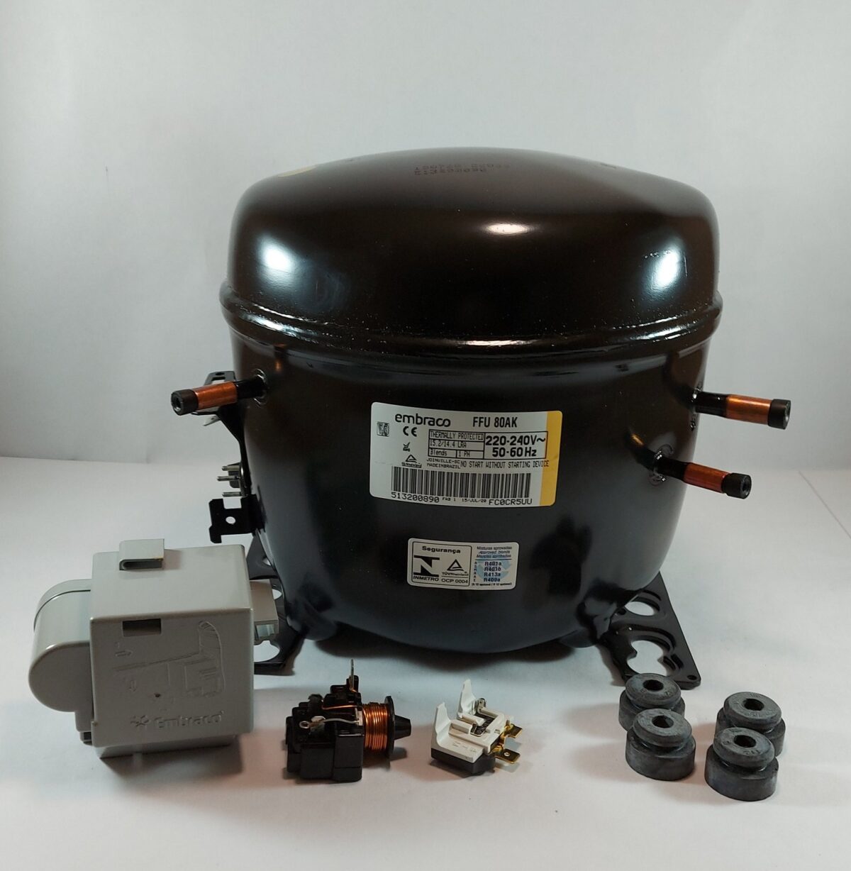 Compresor Embraco FFU80AK Blend 1/4+HP - R12 - Imagen 1