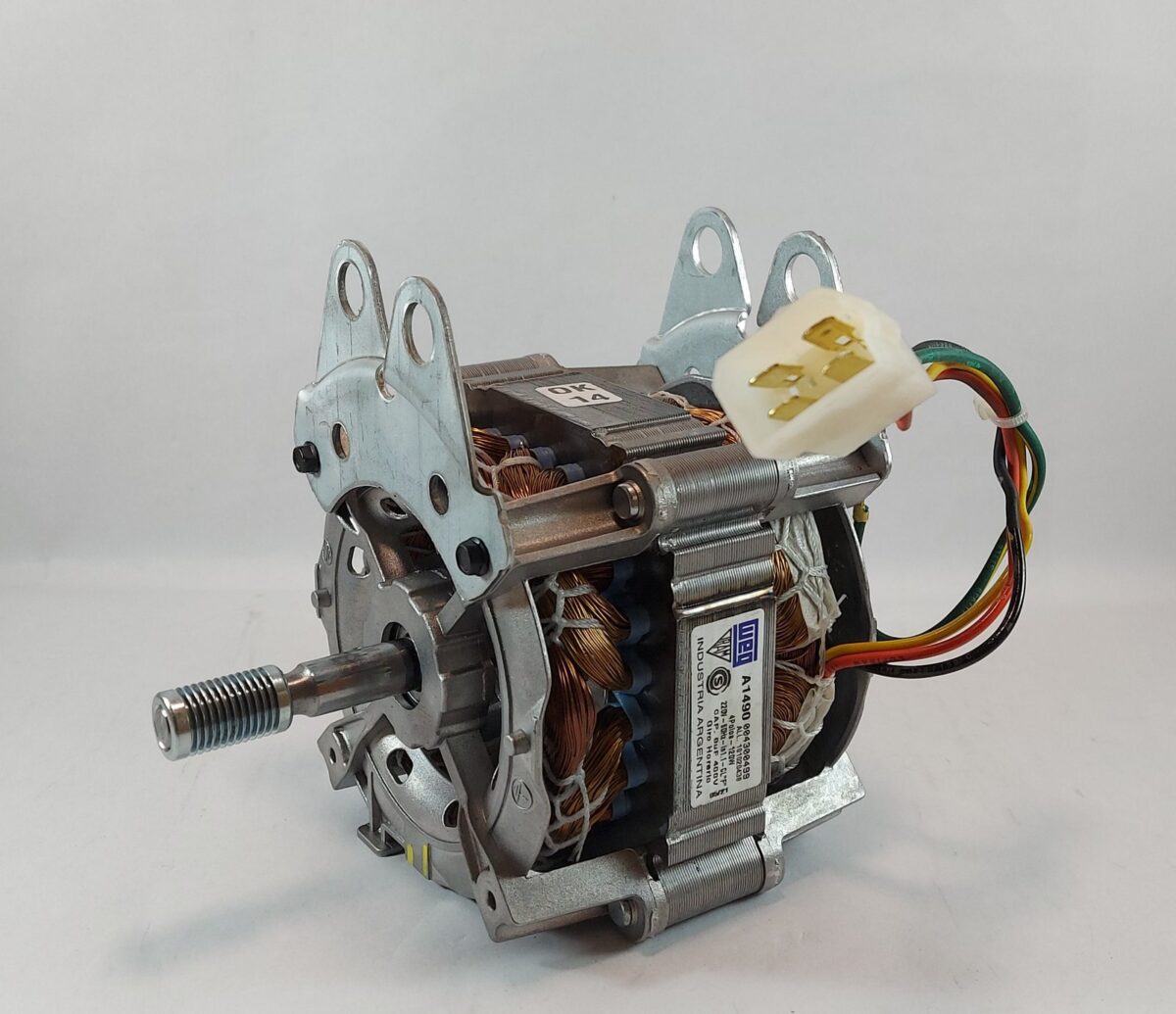 Motor inducción Weg L3110 220/50 1/6HP Family 086A / 056S / 056B Capacitor 8MF - Imagen 3