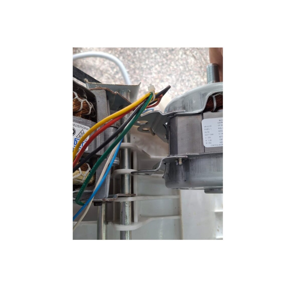 Motor inducción Weg L3110 220/50 1/6HP Family 086A / 056S / 056B Capacitor 8MF - Imagen 7