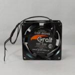 FORZADOR 80X80X25 mm TIPO BUJE 220v 0.08A 2300RPM