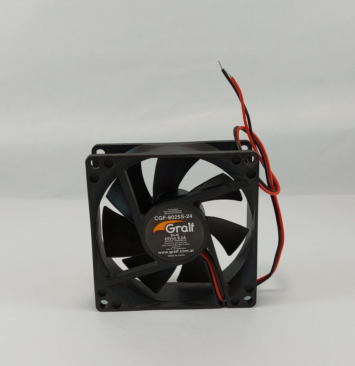 Forzador 24VDC 80X80X25 mm - Buje - Imagen 1