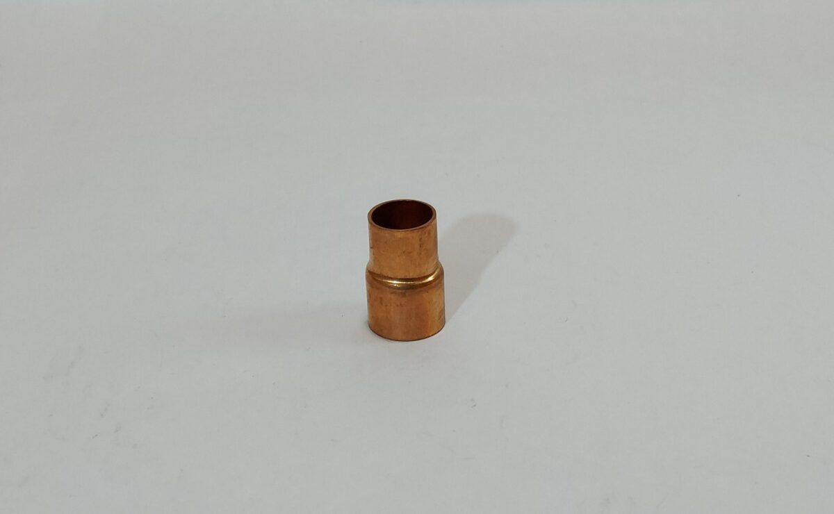Unión reducción de cobre de 3/4" a 5/8" para soldar - Imagen 1