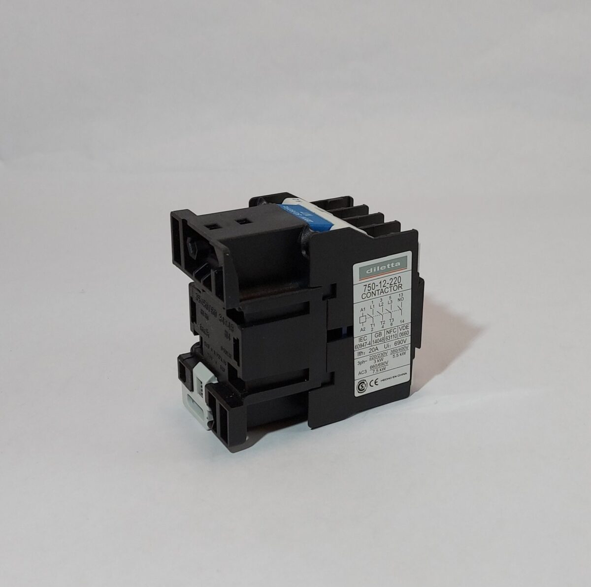 Contactor  Diletta 12 Amp 220 Volt - Imagen 2