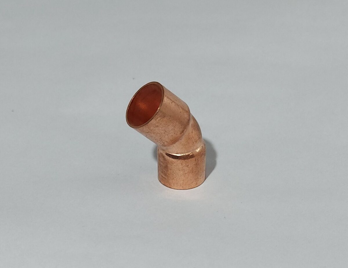 Curva de cobre 45° de 1/2" - Imagen 2