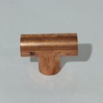 Unión T de cobre de 3/4"