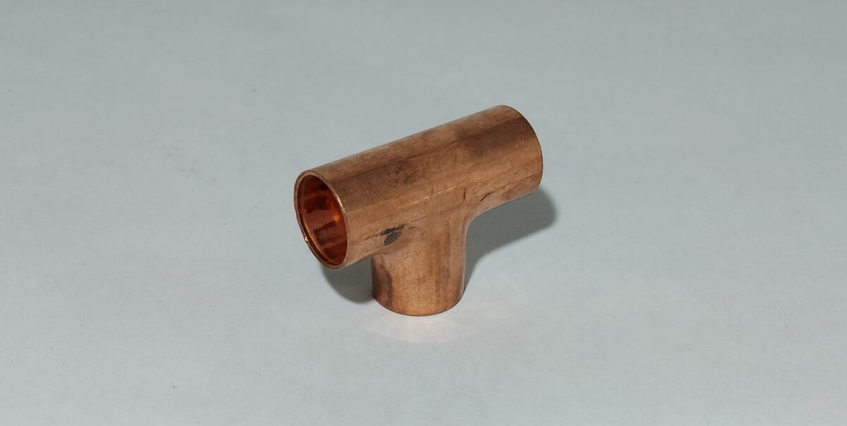 Unión T de cobre de 3/4" - Imagen 2