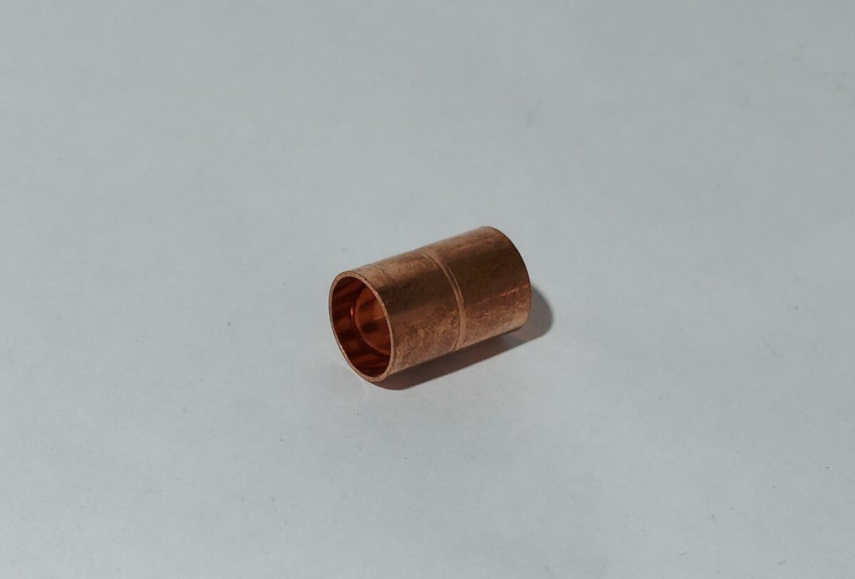 Cupla unión doble 1/2" de cobre para soldar - Imagen 3