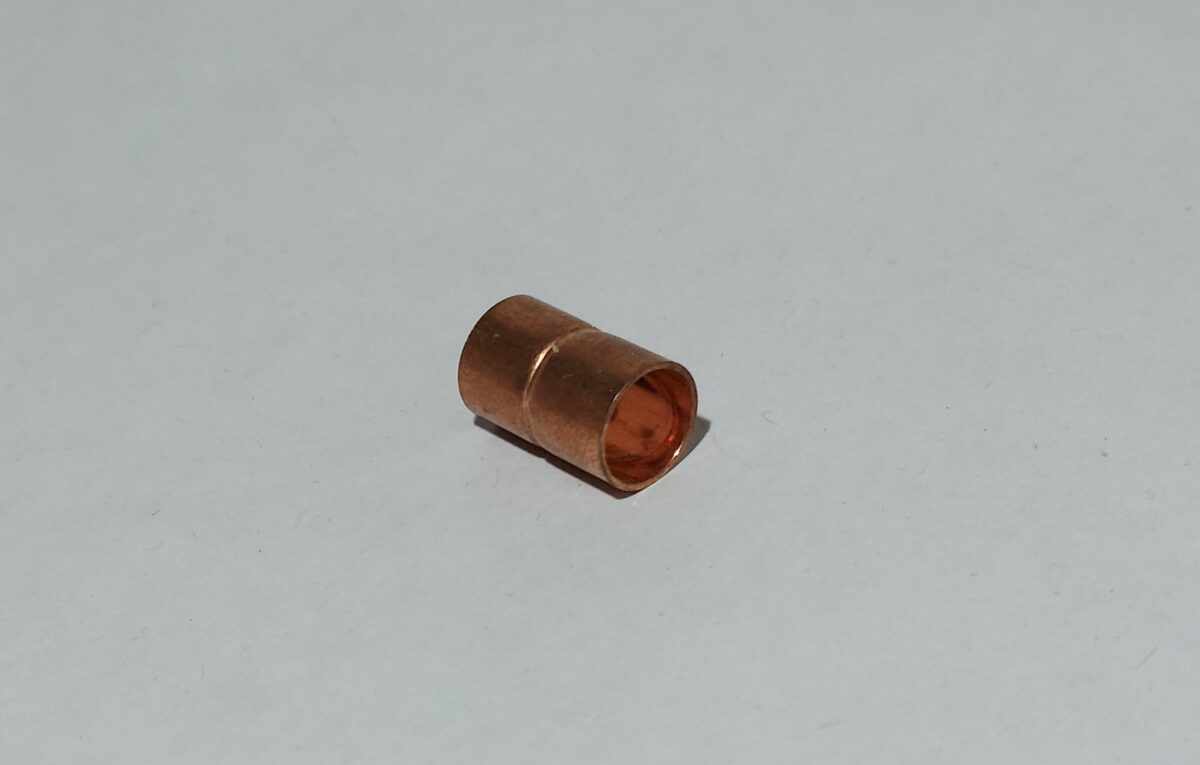 Cupla unión doble 3/8" de cobre para soldar - Imagen 2