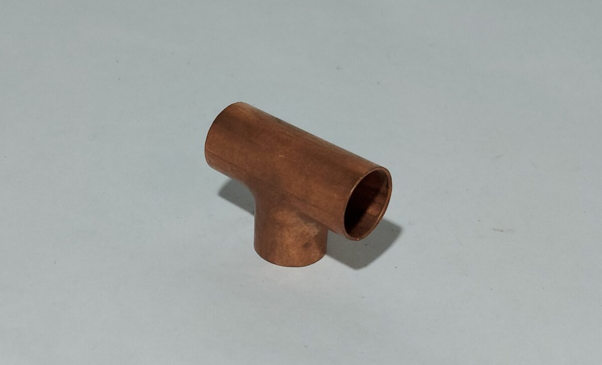 Unión T de cobre para soldar 5/8" - Imagen 3