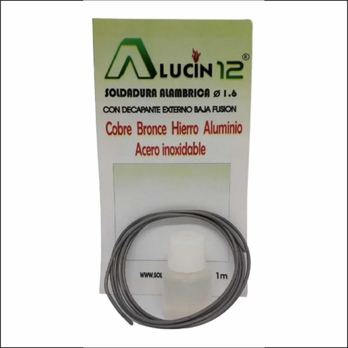 kit Soldadura Aluminio/cobre/hierro Decapante Externo Alucin 12 - Imagen 2