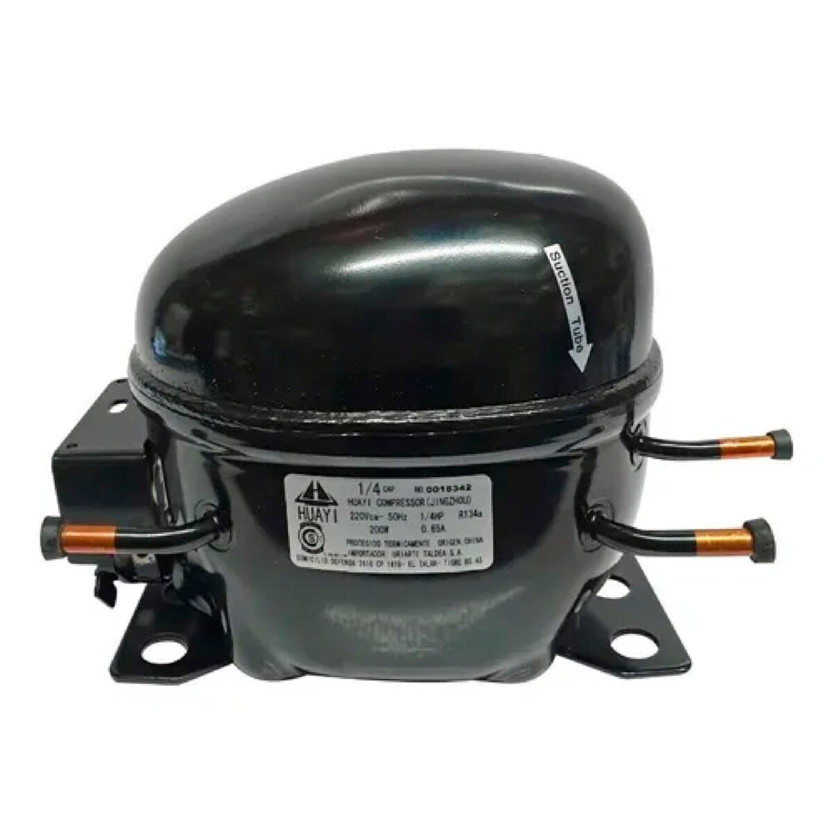 Compresor HUAYI 1/4 HP - R134 - Imagen 1