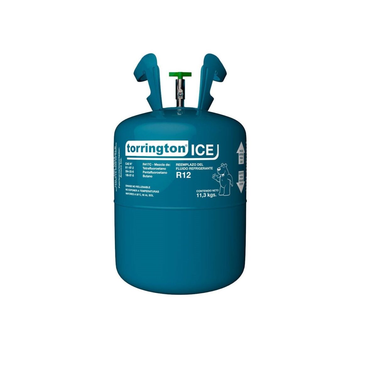 Garrafa gas 417C Torrington ICE 11,3 kg  Reemplazo de R12 - Imagen 1