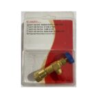 Válvula bola 1/4" FM X 1/4" FH con retención
