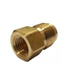 Adaptador 410 (5/16") a R12/22 (1/4") para manguera manifold con válvula