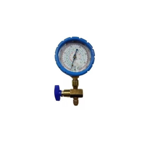 Robinete para garrafa descartable Con Manómetro de Baja R22 R134a R404a R410a