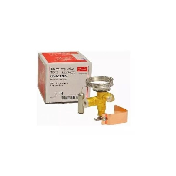Válvula termostática Danfoss Tex2 0.3 a 4.5 Tn R22 / R407C - 068Z3209