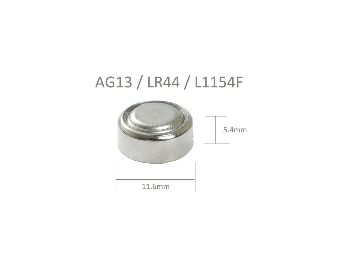Pila alcalina  1.5V LR44 / A76 / AG13 /  L1154F - Imagen 2