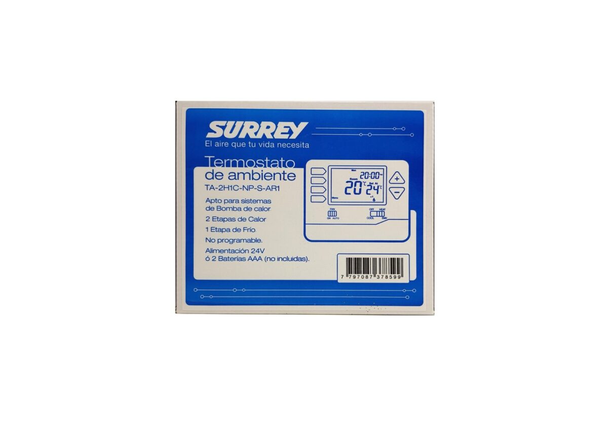 Termostato Ambiente Surrey 2H/1C 24v No programable TA-2H1C-NP-S-AR1 - Imagen 4