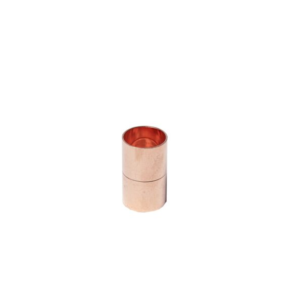 Cupla unión doble 1/4" de cobre para soldar