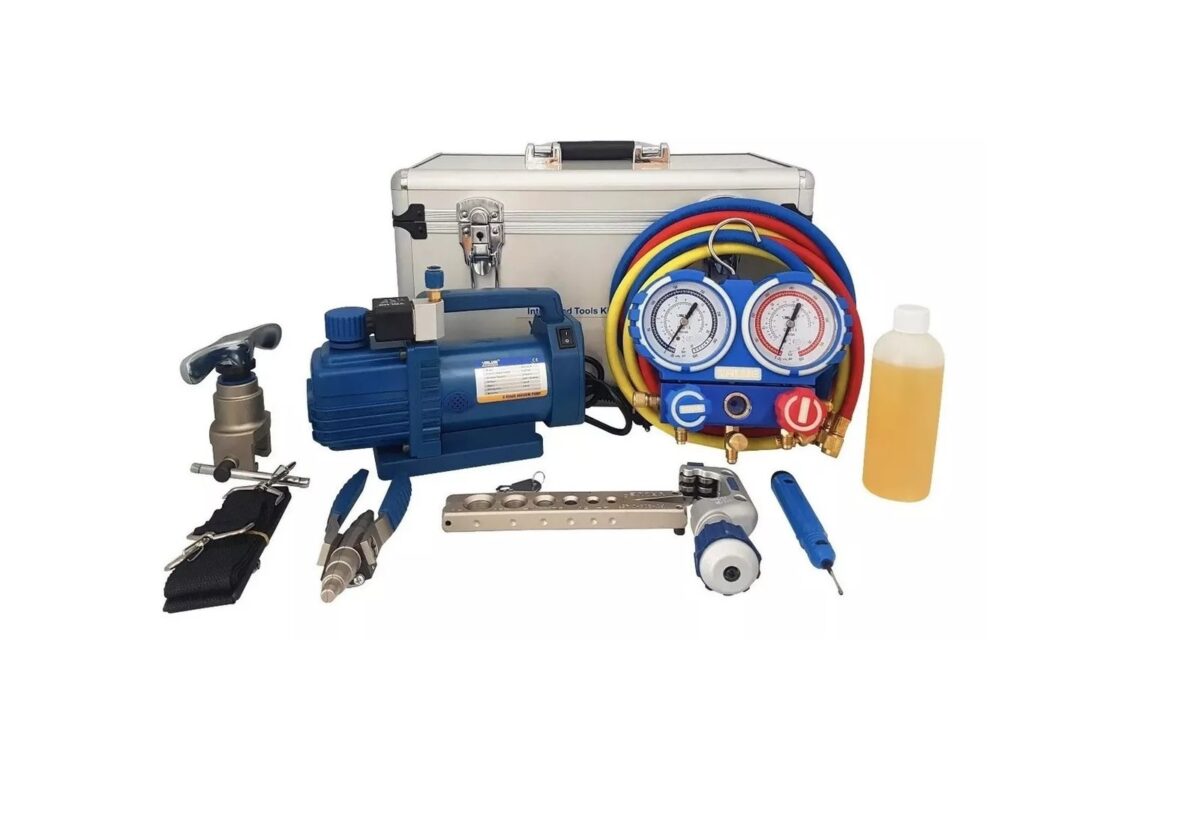 Kit Maletín Herramientas Bomba Vacío Manifold Value VTB-5A - Imagen 1