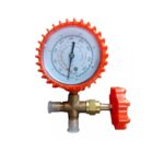 Manifold Simple R12-R22-R134a-R404 (alta) con conexión T