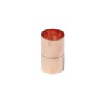 Cupla unión doble 1 1/8" de cobre para soldar