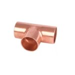 Unión T de cobre para soldar de 1"