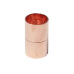 Cupla unión doble 1" de cobre para soldar