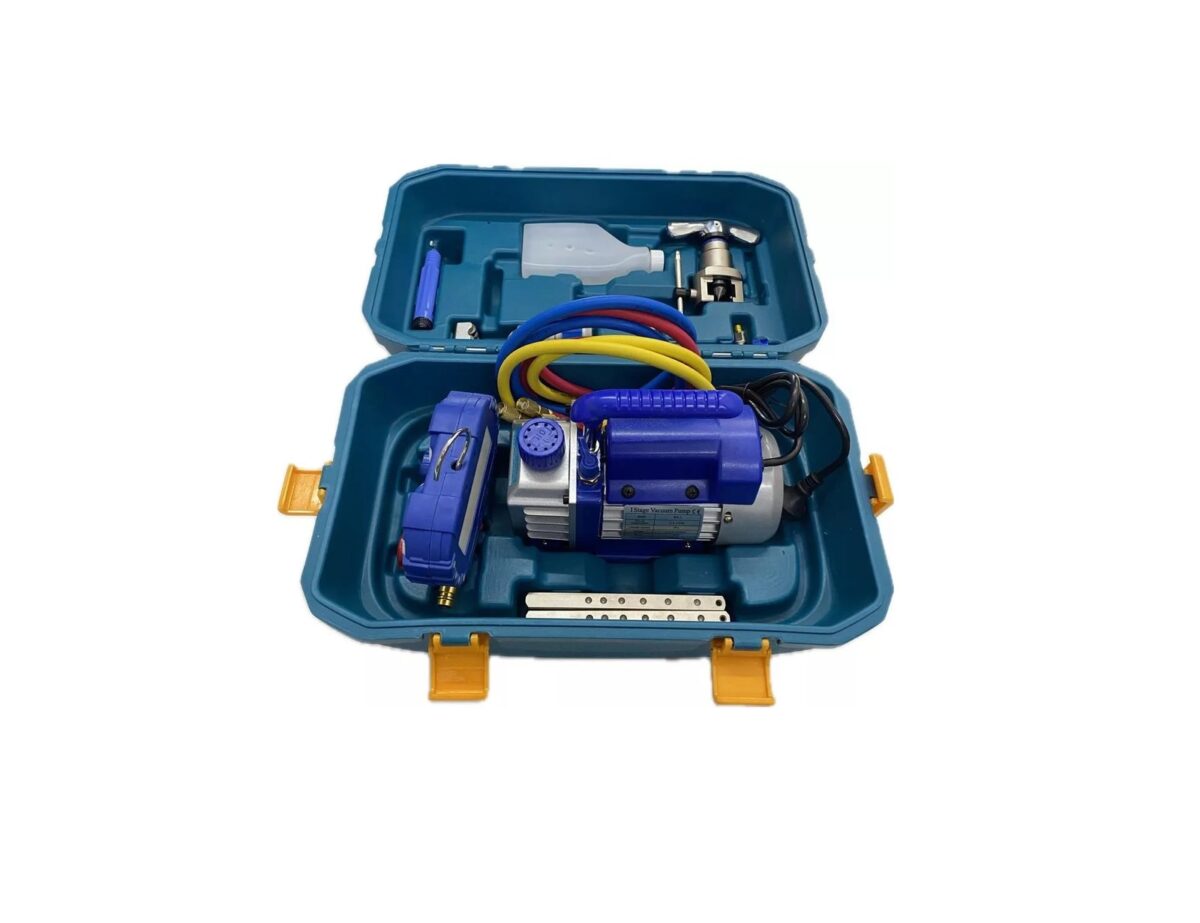 Kit Completo Bomba de Vacío - Manómetro -herramientas refrigeración en maletín - Imagen 6