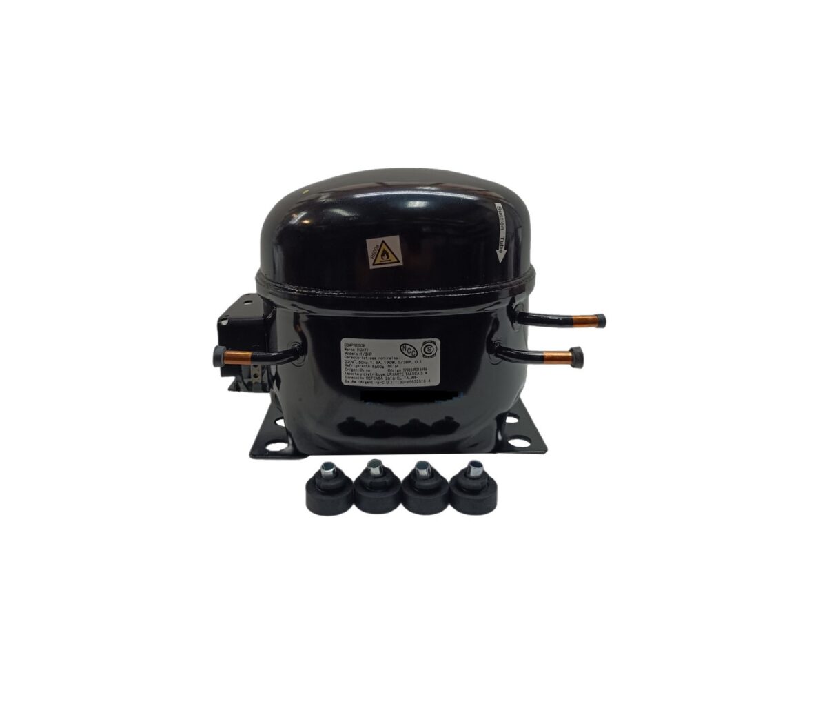 Motocompresor Huayi 1/3HP R600a - Imagen 1