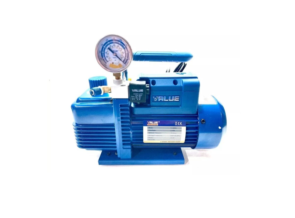 Bomba de Vacío Value V-i220SV-51L/min con vacuómetro - Imagen 1